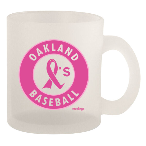 Pink Ribbon - 10oz Frosted Mug Thumbnail