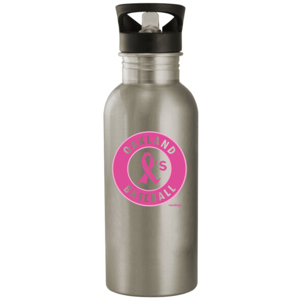 Pink Ribbon - 20oz Stainless Steel Water Bottle Thumbnail
