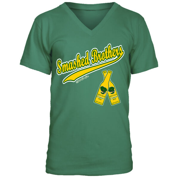 Smashed Brothers - Men's Premium V-Neck T-Shirt Thumbnail