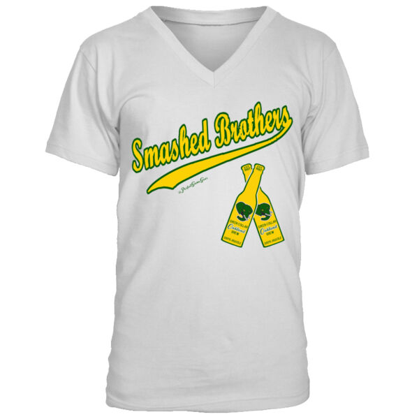Smashed Brothers - Men's Premium V-Neck T-Shirt Thumbnail