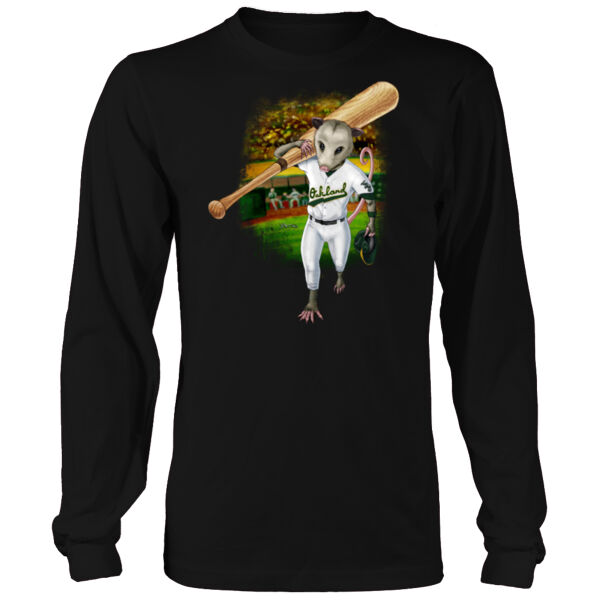 Rally Possum - Men's Heavy Long-Sleeve T-Shirt Thumbnail