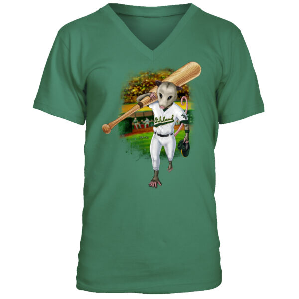Rally Possum - Men's Premium V-Neck T-Shirt Thumbnail