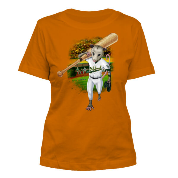 Rally Possum - Women's Standard Misses Cut T-Shirt Thumbnail