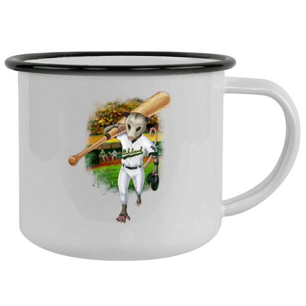 Rally Possum - 12oz Camping Mug Thumbnail