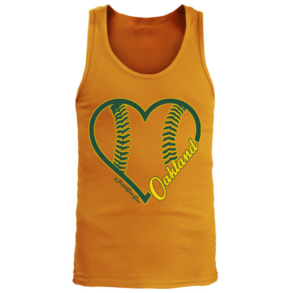 Heart Oakland - Men's Premium Tank Top Thumbnail