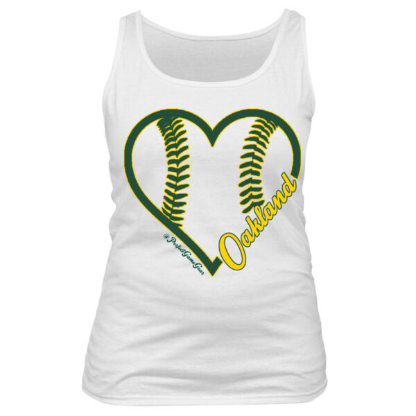 Heart Oakland - Women's Basic Tank Top Thumbnail