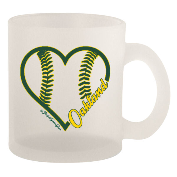 Heart Oakland - 10oz Frosted Mug Thumbnail