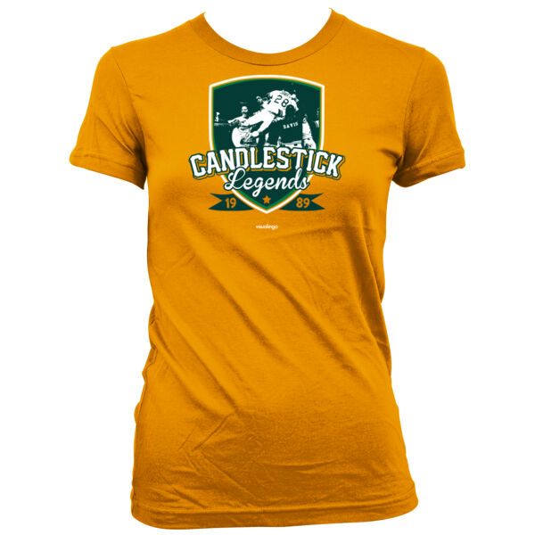Candlestick Legends - Women's Junior Cut Crewneck T-Shirt Thumbnail