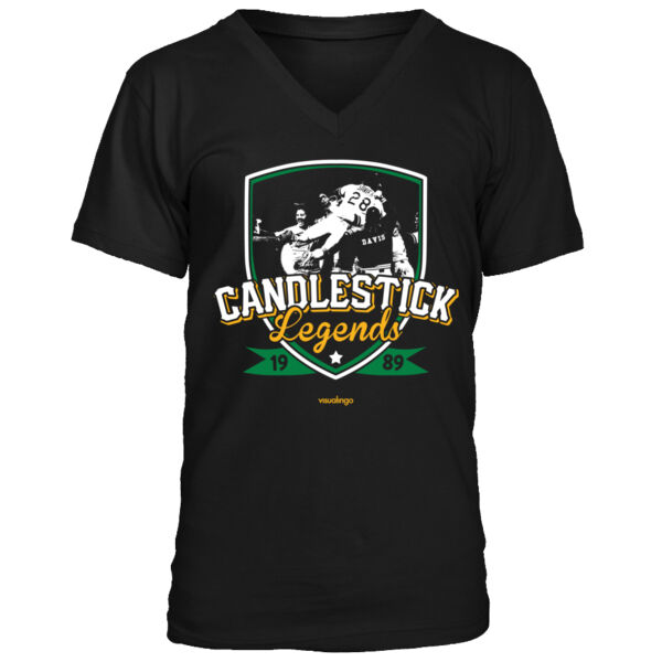 Candlestick Legends - Men's Premium V-Neck T-Shirt Thumbnail