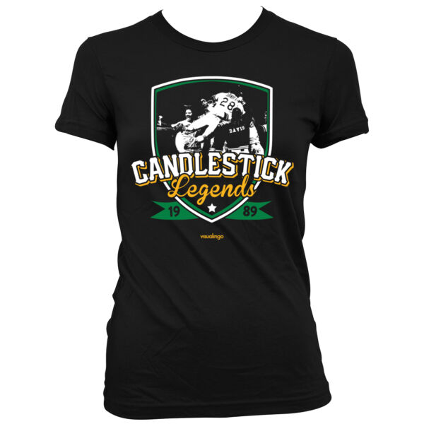 Candlestick Legends - Women's Junior Cut Crewneck T-Shirt Thumbnail