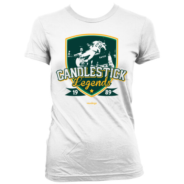 Candlestick Legends - Women's Junior Cut Crewneck T-Shirt Thumbnail