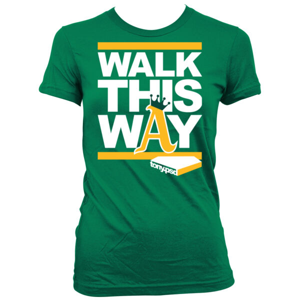 Walk This Way - Women's Junior Cut Crewneck T-Shirt Thumbnail