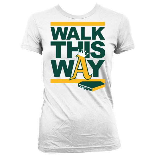 Walk This Way - Women's Junior Cut Crewneck T-Shirt Thumbnail