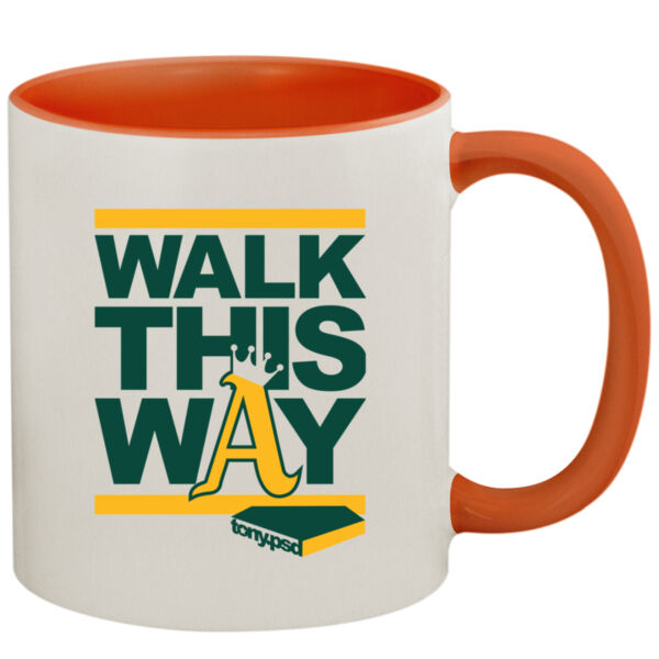 Walk This Way - 11oz Colored Inner & Handle Mug Thumbnail