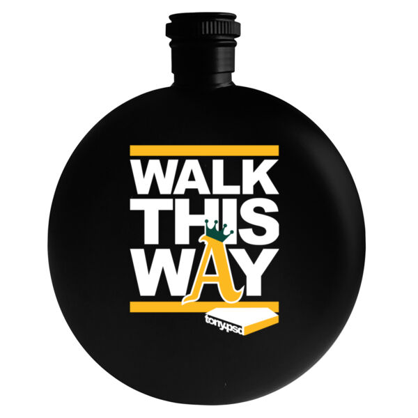Walk This Way - 5oz Round Flask Thumbnail