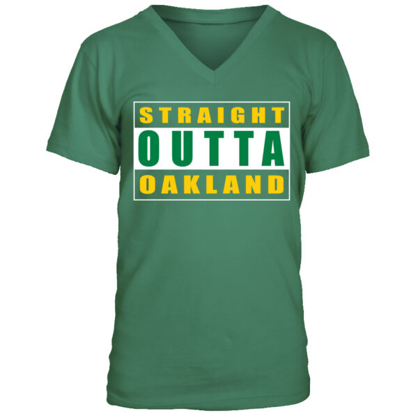 Straight Outta Oakland - Men's Premium V-Neck T-Shirt Thumbnail