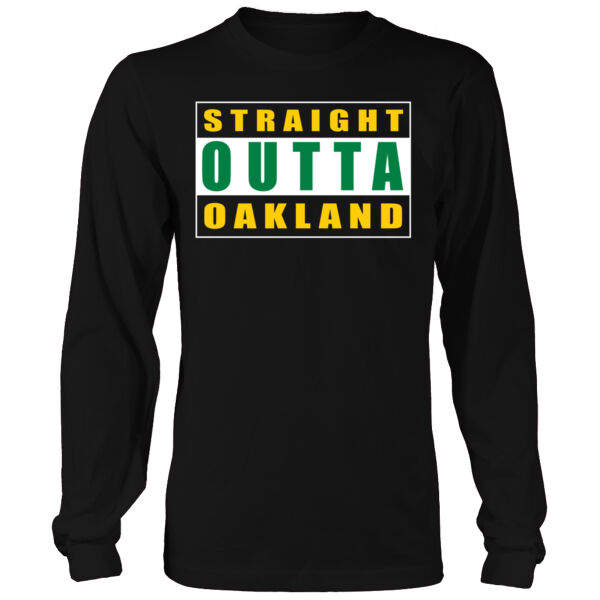 Straight Outta Oakland - Men's Heavy Long-Sleeve T-Shirt Thumbnail