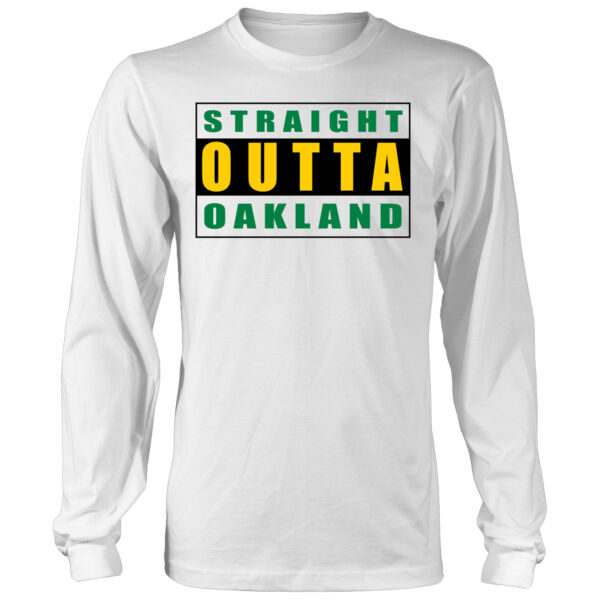 Straight Outta Oakland - Men's Heavy Long-Sleeve T-Shirt Thumbnail