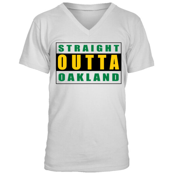 Straight Outta Oakland - Men's Premium V-Neck T-Shirt Thumbnail