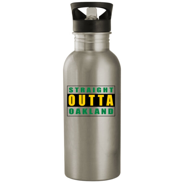 Straight Outta Oakland - 20oz Stainless Steel Water Bottle Thumbnail