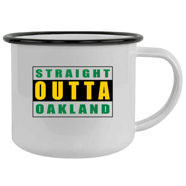 Straight Outta Oakland - 12oz Camping Mug Thumbnail
