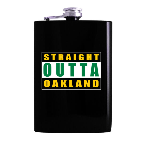 Straight Outta Oakland - 8oz Hip Flask Thumbnail