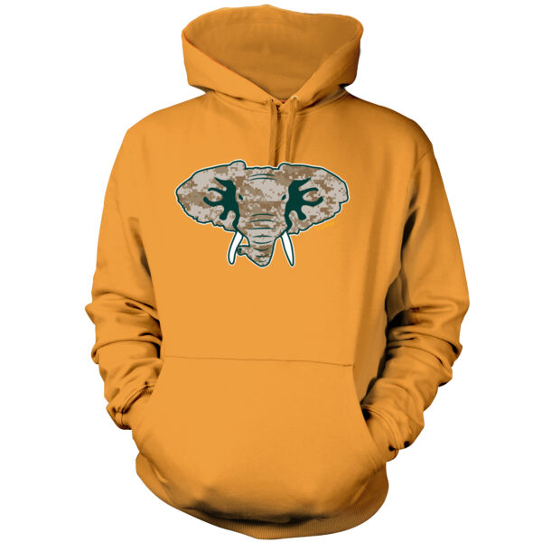 Camouflage Hellaphant - Men's Pullover Hoodie Sweatshirt Thumbnail