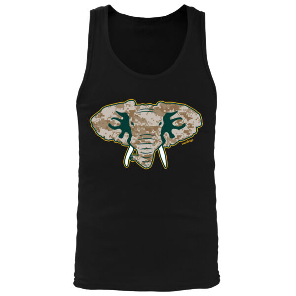 Camouflage Hellaphant - Men's Premium Tank Top Thumbnail