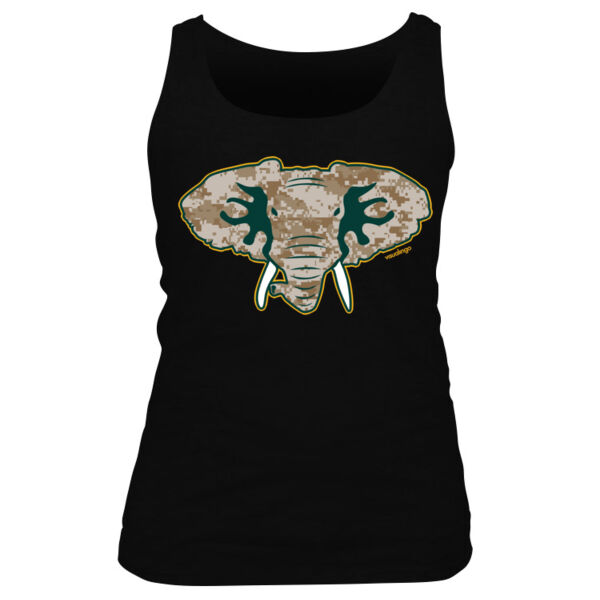 Camouflage Hellaphant - Women's Basic Tank Top Thumbnail