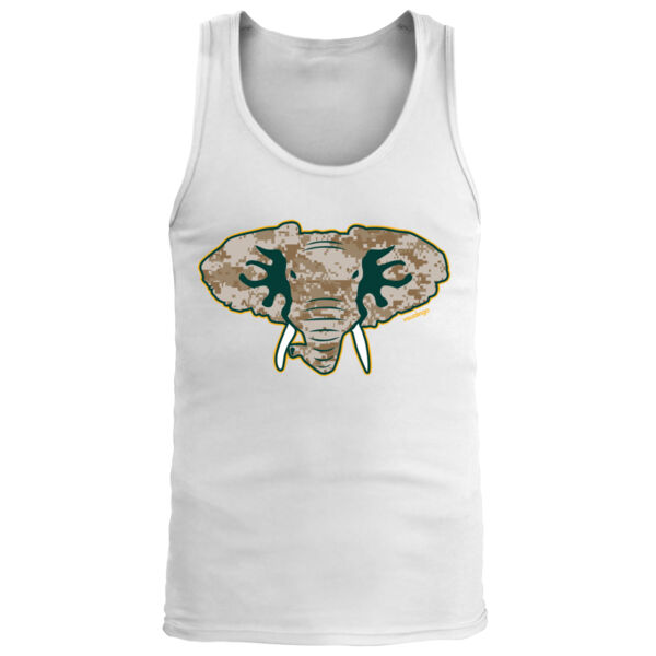Camouflage Hellaphant - Men's Premium Tank Top Thumbnail