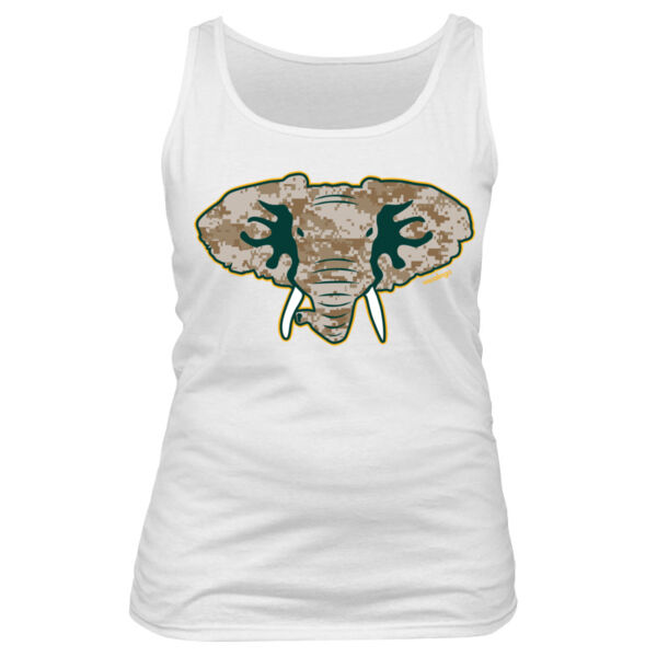 Camouflage Hellaphant - Women's Basic Tank Top Thumbnail