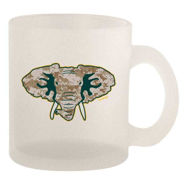 Camouflage Hellaphant - 10oz Frosted Mug Thumbnail