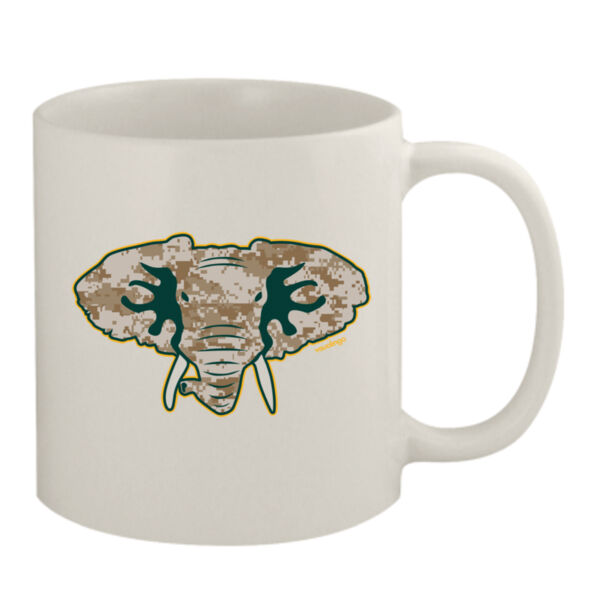 Camouflage Hellaphant - 11oz White Mug Thumbnail