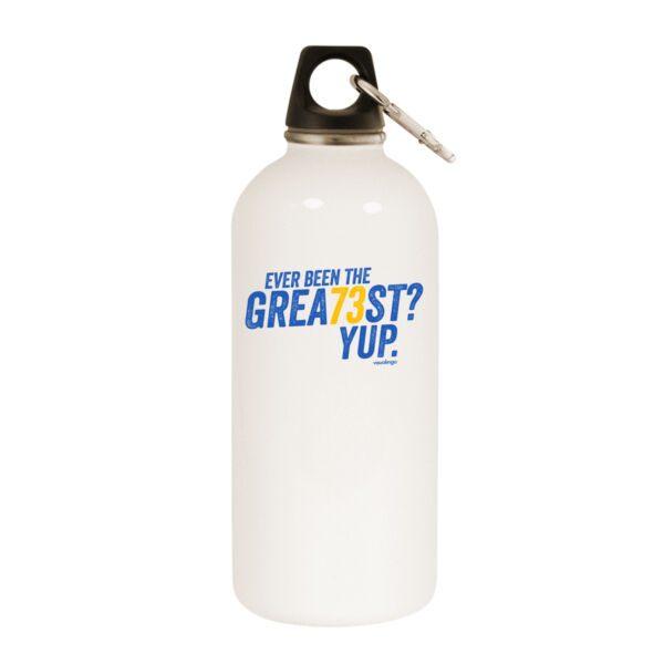 Ever Been The Grea73st? Yup! - White Water Bottle With Carabiner Thumbnail