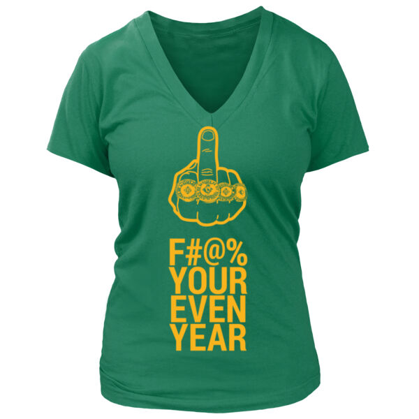 Eff Your Even Year - Women's Premium Deep V-Neck T-Shirt Thumbnail