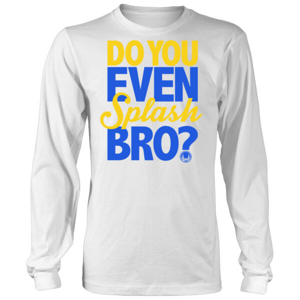 Do You Even Splash Bro? - Men's Heavy Long-Sleeve T-Shirt Thumbnail