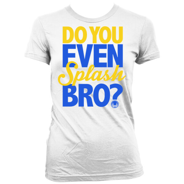 Do You Even Splash Bro? - Women's Junior Cut Crewneck T-Shirt Thumbnail