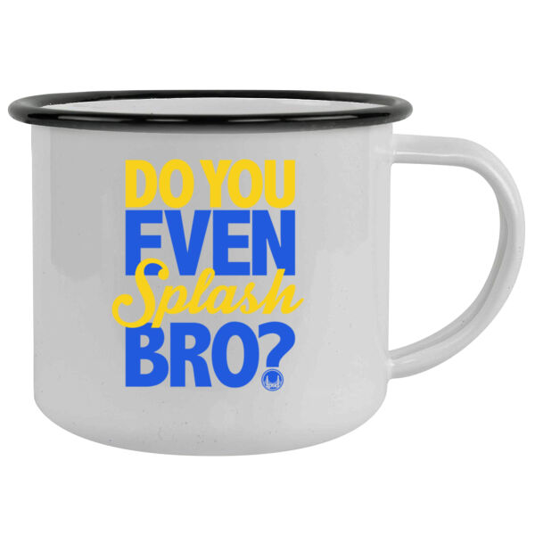 Do You Even Splash Bro? - 12oz Camping Mug Thumbnail