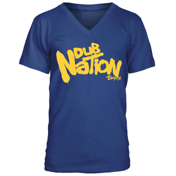 Dub Nation - Men's Premium V-Neck T-Shirt Thumbnail