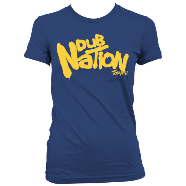 Dub Nation - Women's Junior Cut Crewneck T-Shirt Thumbnail