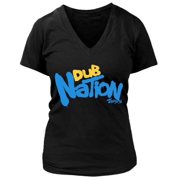 Dub Nation - Women's Premium Deep V-Neck T-Shirt Thumbnail