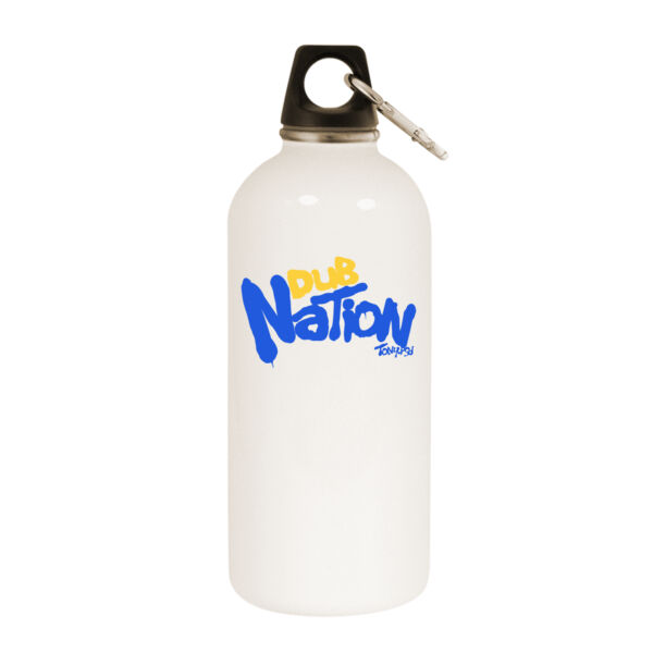 Dub Nation - White Water Bottle With Carabiner Thumbnail