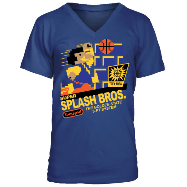 Super Splash Bros. - Men's Premium V-Neck T-Shirt Thumbnail