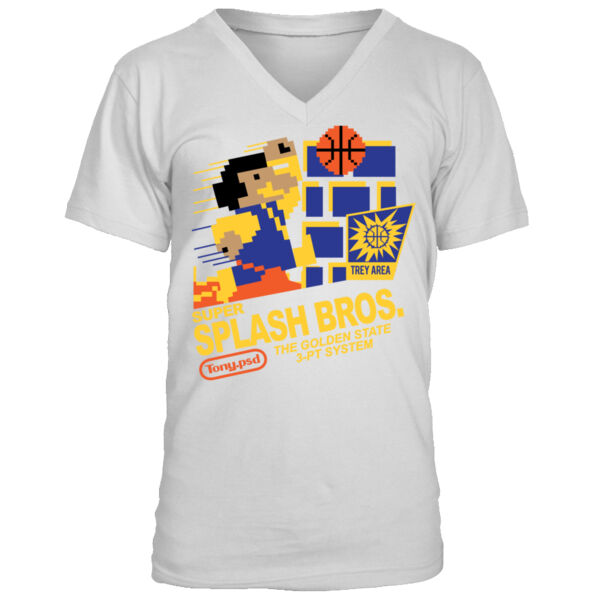 Super Splash Bros. - Men's Premium V-Neck T-Shirt Thumbnail