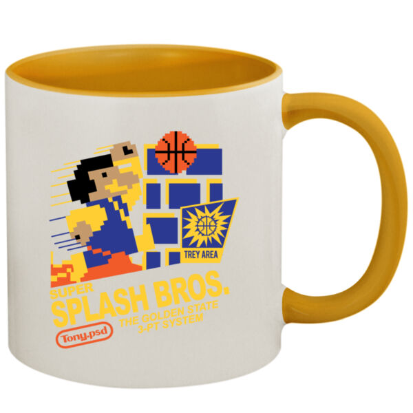 Super Splash Bros. - 11oz Colored Inner & Handle Mug Thumbnail