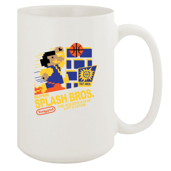Super Splash Bros. - 15oz White Mug Thumbnail