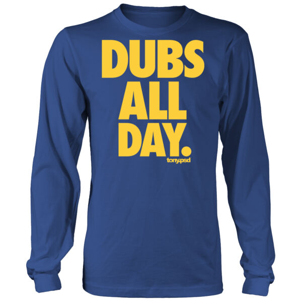 Dubs All Day - Men's Heavy Long-Sleeve T-Shirt Thumbnail