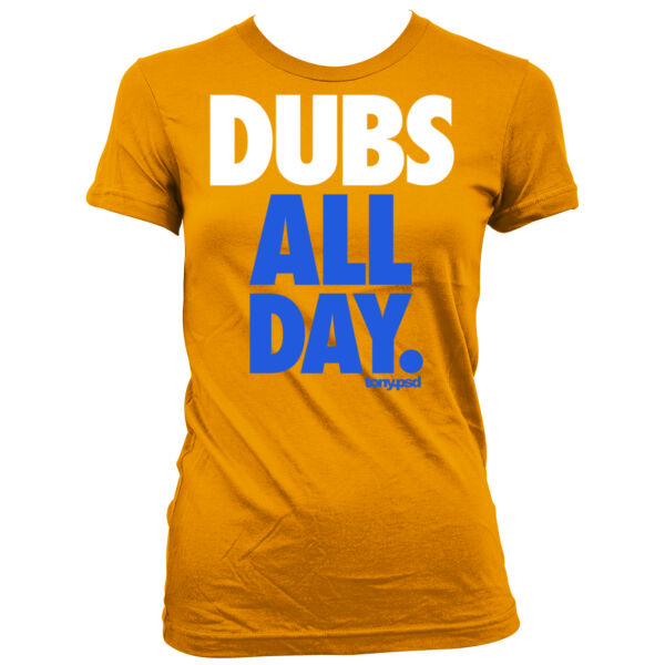 Dubs All Day - Women's Junior Cut Crewneck T-Shirt Thumbnail