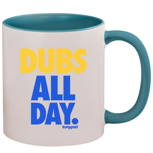 Dubs All Day - 11oz Colored Inner & Handle Mug Thumbnail