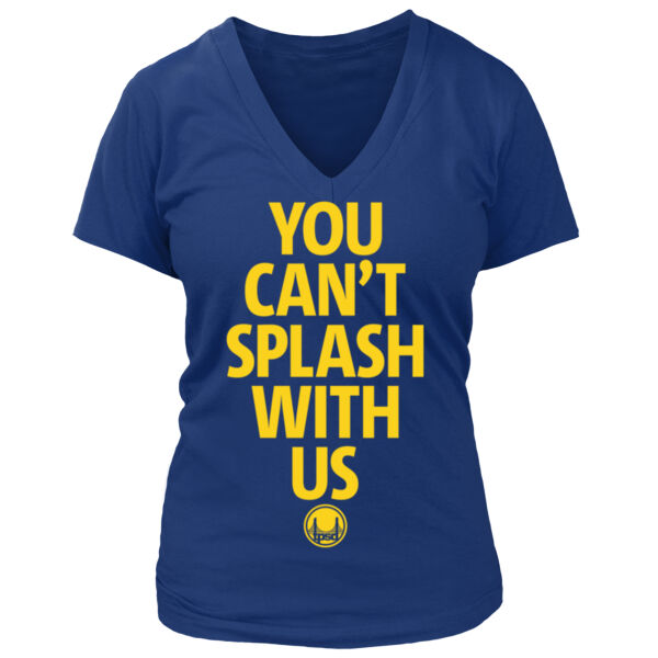 You Can't Splash With Us - Women's Premium Deep V-Neck T-Shirt Thumbnail
